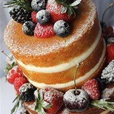 Naked Cake with Berries